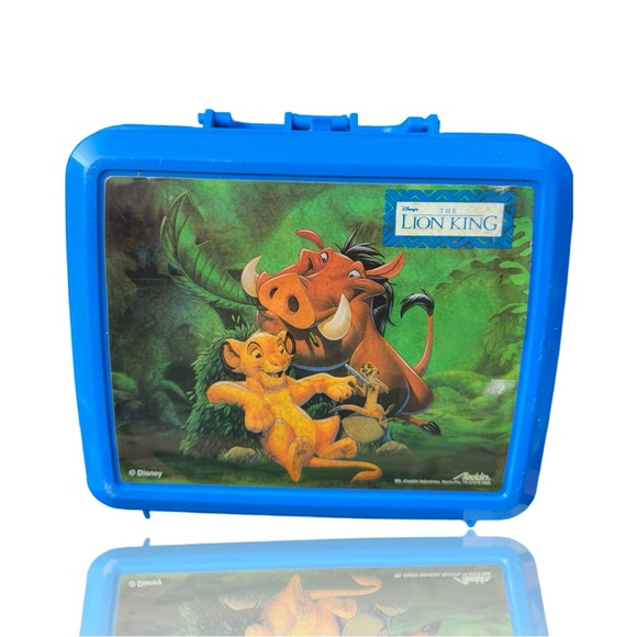 Disney: Vintage The Lion King Plastic Lunchbox by Aladdin: 1992: No Thermos - Picture 1 of 5
